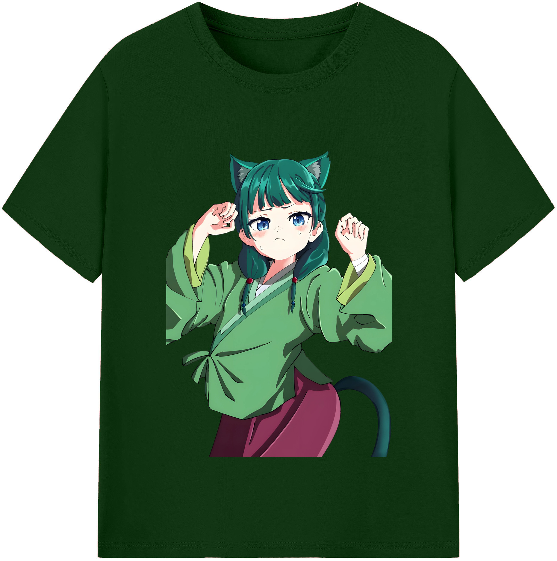 （画像用） 薬屋のひとりごと The Apothecary Diaries 綿100％半袖Tシャツ（フロントプリント）